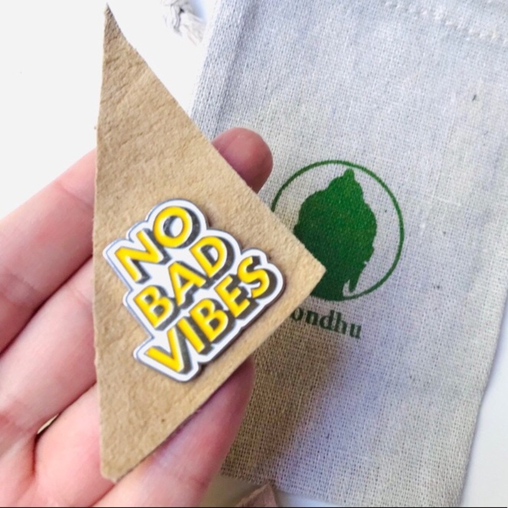 No Bad Vibes Enamel Pin